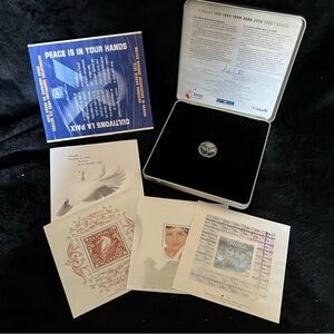 Canadian stamp and coin collection 1999–2000 space Y2K